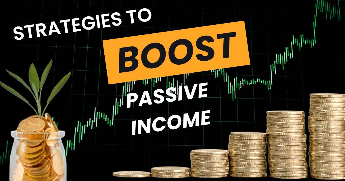 Illustration of top 5 passive income ideas for 2025 including investing and digital products